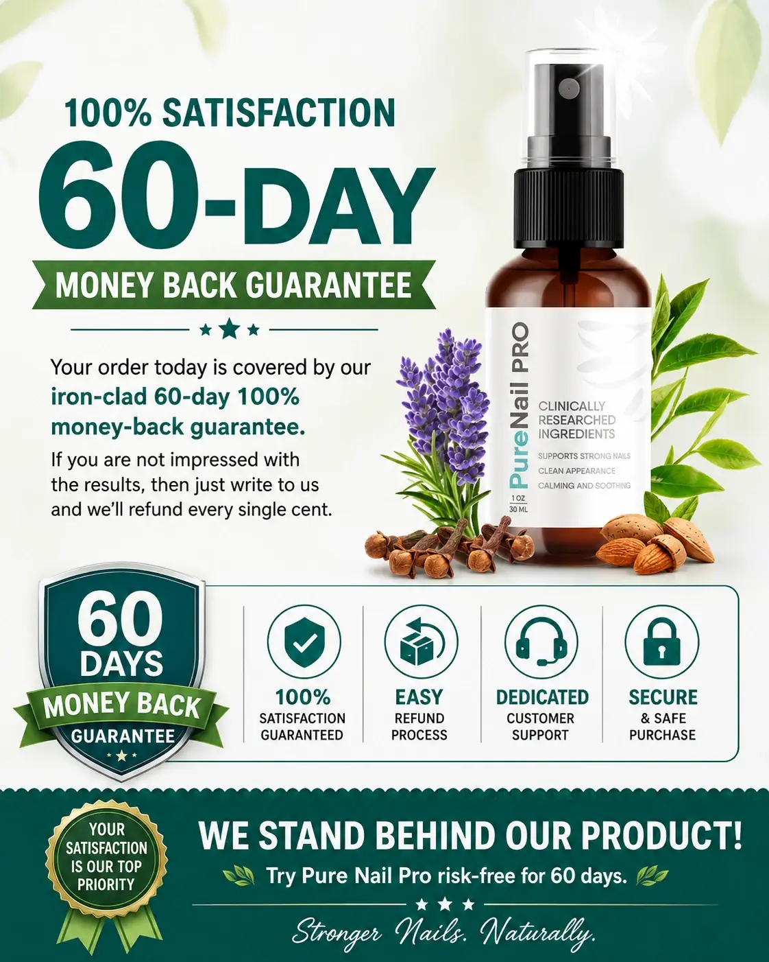PureNail Pro money-back guarantee